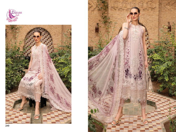 Maria B Vol 4 By Dinsaa Cotton Embroidery Pakistani Suits Wholesale Shop In Surat
